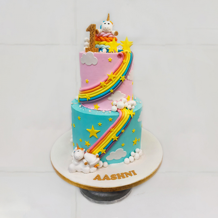 Super cute Unicorn cake I made!! Love how it turned out! : r/cakedecorating